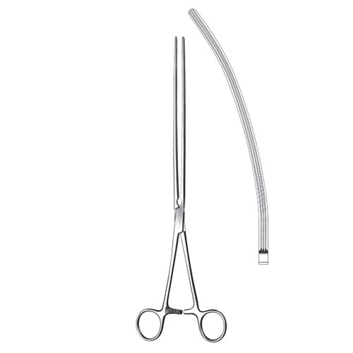 Scudder Atrauma Intestinal And Stomach Clamps, Curved, 33cm