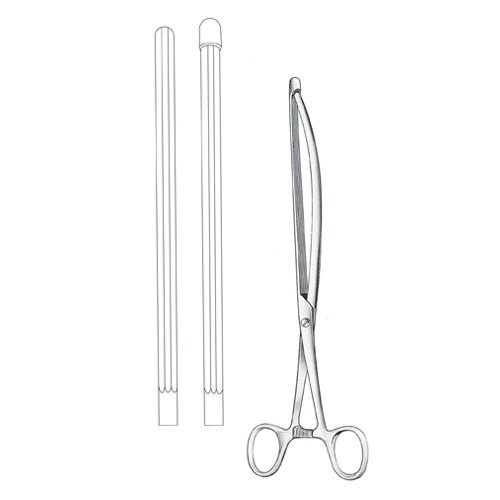 Nussbaum Atrauma Sigmoid Anastomosis Forceps, Straight, 30cm