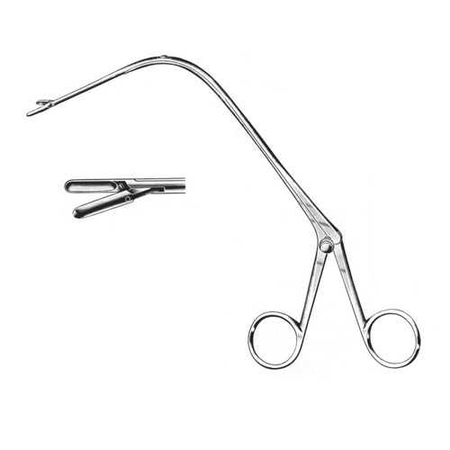 Jurasz Laryngeal Polypus Forceps, 23cm