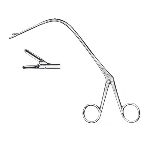 Jurasz Laryngeal Polypus Forceps, 23cm