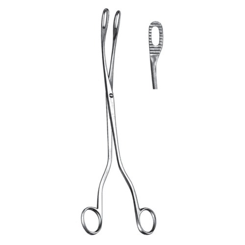 Placenta Forceps, 25cm, 6 mm