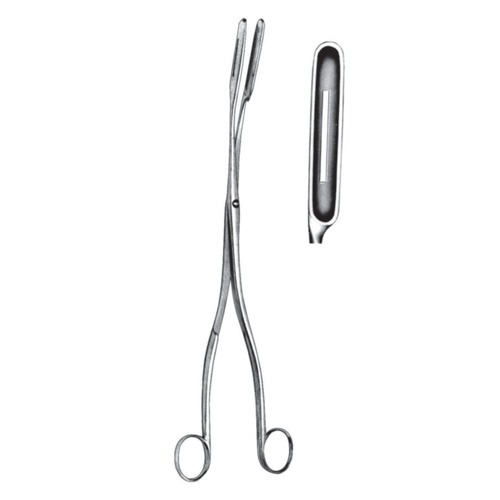 Hirst's Placenta Forceps, 27.5cm, 8 mm