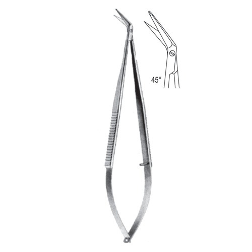 Micro Scissors, 18cm, Degree 45