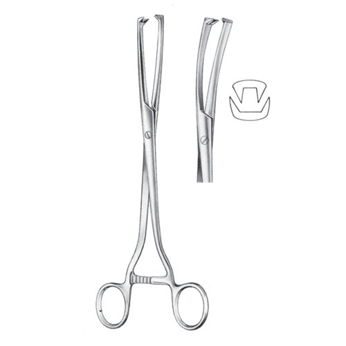 Museux Tenaculum Forceps, 24cm (Straight) 10 mm