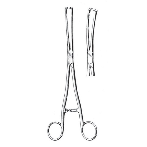 Museux Tenaculum Forceps, 26cm (Curved Sideway) 11 mm