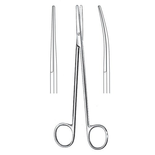 Metzenbaum-Nelson Dissecting Scissors, Str, B/B,18cm