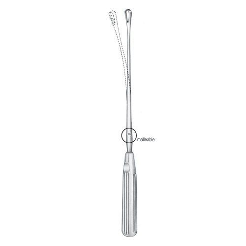 Sims Curettes, Sharp, 07 mm (Malleable)