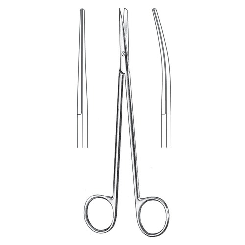 Metzenbaum-Nelson Dissecting Scissors, Str, S/B, 25cm