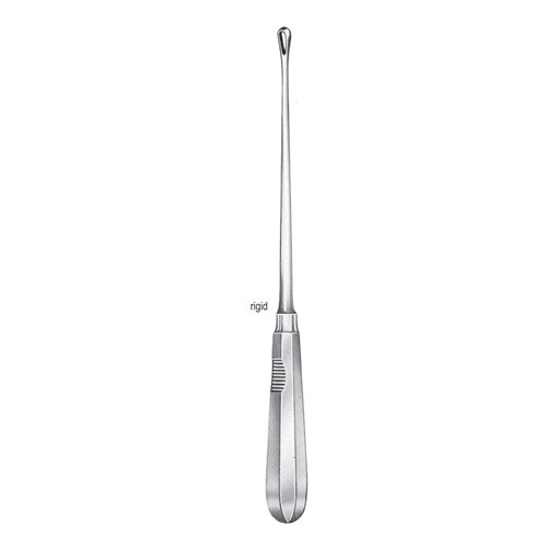 Recamier Uterine Curettes, Sharp, 14 mm, (Rigid)