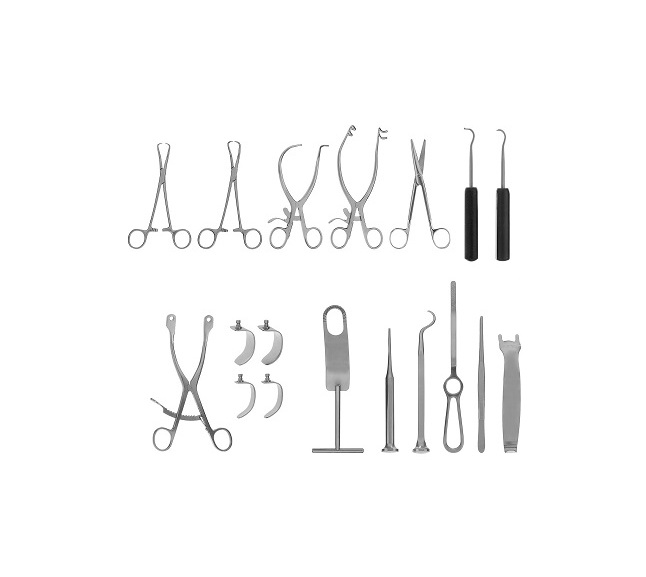 Basic Rib Instruments Set Contains 22 PCS