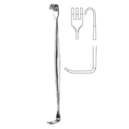 [RI-196-16] Mathieu Retractor, Blunt, 16cm