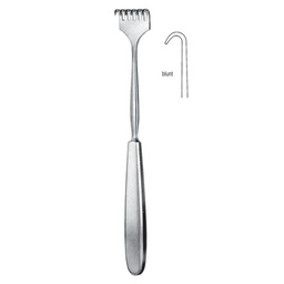 [RI-216-01] Volkmann Retractor, 1 Prongs, Blunt, 23cm