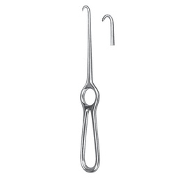 [RI-220-01] Volkmann Retractor, 1 Prongs, Semi Sharp, 21.5cm