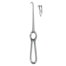 [RI-220-02] Volkmann Retractor, 2 Prongs, Semi Sharp, 21.5cm