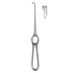 [RI-222-02] Volkmann Retractor, 2 Prongs, Blunt, 21.5cm