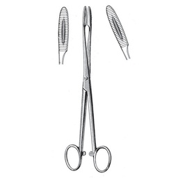 [RH-112-20] Gross Maier Cotton Swab Forceps, Screw Joint, Str, 20cm