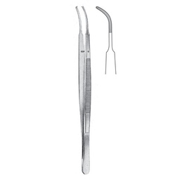 [RF-142-18] Gerald Dressing Forceps, Cvd, 18cm