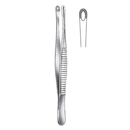 [RF-266-20] Russian Model Tissue Forceps, 20cm