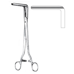 [RG-510-01] Wertheim Hysterectomy Clamp Forceps, Fig 1, 24cm