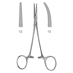 [RG-188-14] Crile Delicate Artery Forceps, 1x2 Teeth, Str, 14cm