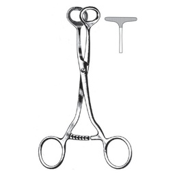 [RG-536-02] Collin Tumor Seizing Forceps, Fig 2, 16cm