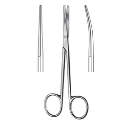 [RE-193-12] Metzanbaum Dissecting Scissors, B/B, Cvd, 12.5cm