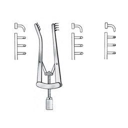 [RJ-108-07] Alm Self Retaining Retractor, Sharp, 7cm