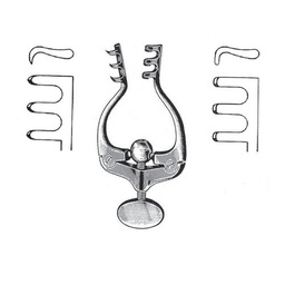 [RJ-126-10] Jansen Self Retaining Retractor, Blunt, 10cm