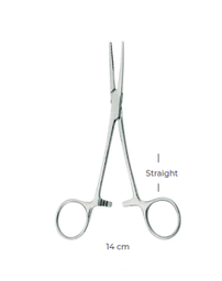 [RDD-330-14] Kelly Haemostatic Forceps Straight Fig. 1  (14cm)