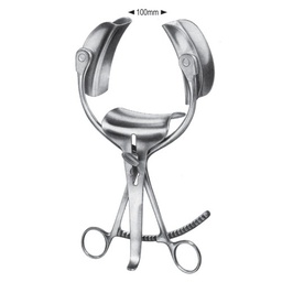 [RJ-314-00] Collin Abdominal Retractor, Lateral Blades, 38x60mm, Central Blades, 38x55mm