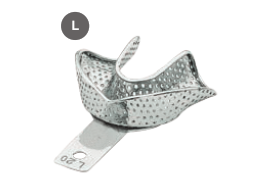 [RDJ-409-20] Impression Tray with Retention Rim, L, L20