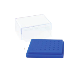 [RDJ-397-61/SIBE] Silicone Bur Holder, Blue