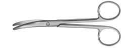 [RAI-195-25] Enucleation Scissors Medium Curve 13.5 cm