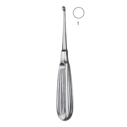 [RO-276-01] Bruns Bone Curettes, 17cm, Fig. 1