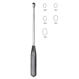 [RO-296-01] Volkmann Bone Curettes, 17cm, Fig. 1