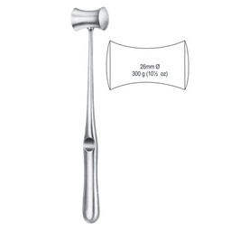 [RO-227-26] Williger Mallets, 24cm, 26mm Ø, 300g (10 1/2 Oz)