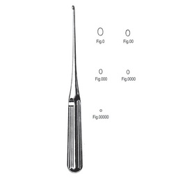 [RO-268-10] Lempert Bone Curettes, 17.5cm, Fig. 0