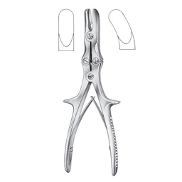 [RO-700-22] Stille-Luer Bone Rongeur Forceps, Curved, 22cm