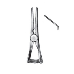 [RR-134-03] Mini-Glover Atrauma Bulldog Clamps, Bent, 3.5cm