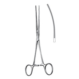 [RR-284-18] Bainbridge Coarctation Forceps, Curved, 18cm