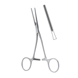 [RR-326-03] Cooley Atrauma Cardiovascular Forceps, Angled, 14.0cm