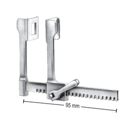 [RS-216-02] Finochietto-Baby Rib Spreaders, Alu, (A=18mm, B=20mm, C=75mm)