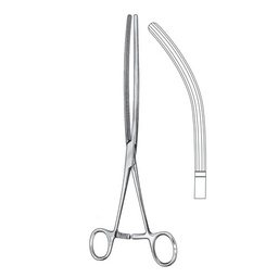 [RAA-160-23] Mayo-Robson Intestinal Clamp Forceps, Cvd, 23cm