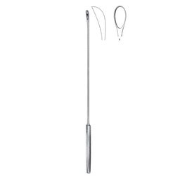 [RAC-160-06] Luer-Koerte Gall Stone Scoops, 32cm Malleable