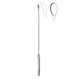 [RAC-160-08] Luer-Koerte Gall Stone Scoops, 32cm Malleable