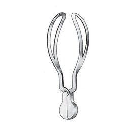 [RAF-110-23] Simpson Obstetrical Forceps, Curved, 23.5cm