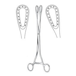 [RAF-190-27] Saenger Uterine Haemostasis Forceps, Straight, 27cm