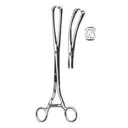 [RAE-424-11] Museux Tenaculum Forceps, 26cm (Curved Sideway) 11 mm