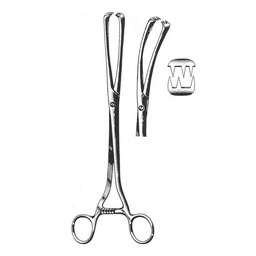 [RAE-424-13] Museux Tenaculum Forceps, 26cm (Curved Sideway) 13 mm