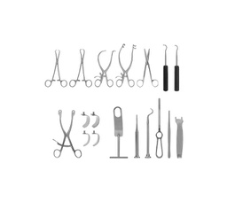 [RAS-102-02] Minor Basic Instrument Set Contain  40 PCS